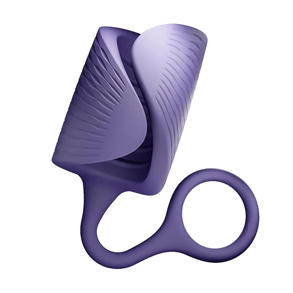 Penis Trainer Vibrator Cock Ring Massager with 10 Powerful Vibration Modes