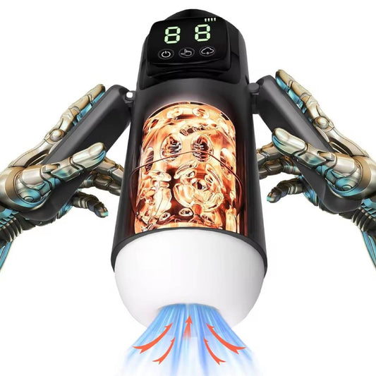 Automatic Masturbator Stroker Blowjob Sex Machine with 7 Sucking & Vibrating Modes