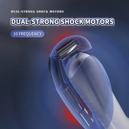 Electric Urethral Dilator Vibrator Glans Stimulator with 10 Vibration Modes