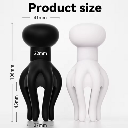 Electric Penis Vibrator Glans Trainer Massager with 10 Vibrations & Electric Shock