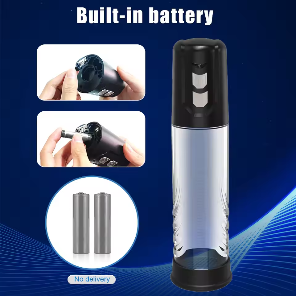 Electric Penis Pump Penis Enlargement Trainer with 2 Sucking & Oral Sex Modes