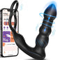 Thrusting Anal Plug Vibrator Prostate Massager with 10 Thrusting & Vibrating Modes