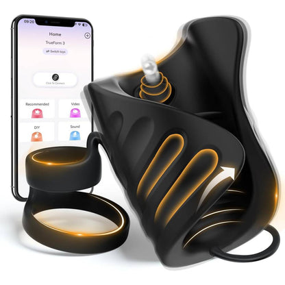 Electric Penis Trainer Vibrators Stroker Masturbator with 9 Vibration Modes