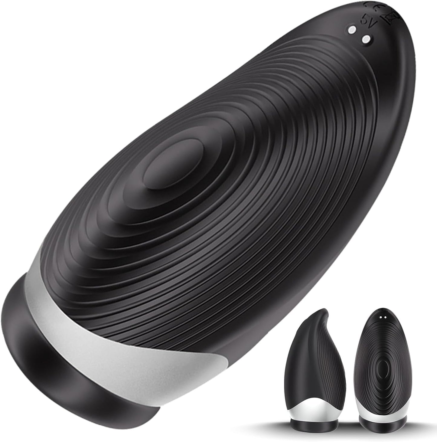 Electric Penis Trainer Vibrator Stroker Blowjob with 9 Vibration & Heating Function Modes