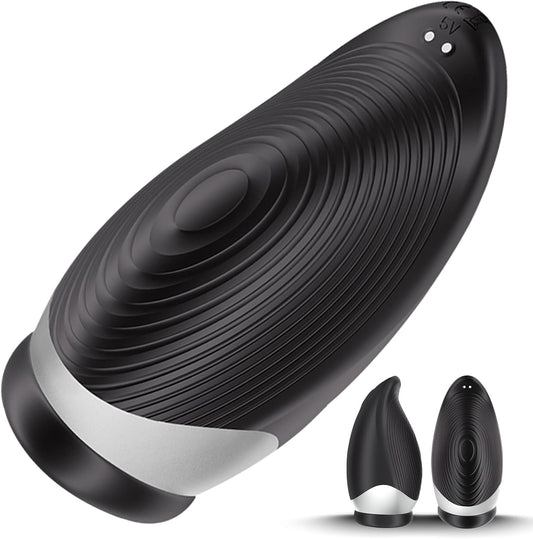 Electric Penis Trainer Vibrator Stroker Blowjob with 9 Vibration & Heating Function Modes