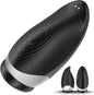 Electric Penis Trainer Vibrator Stroker Blowjob with 9 Vibration & Heating Function Modes