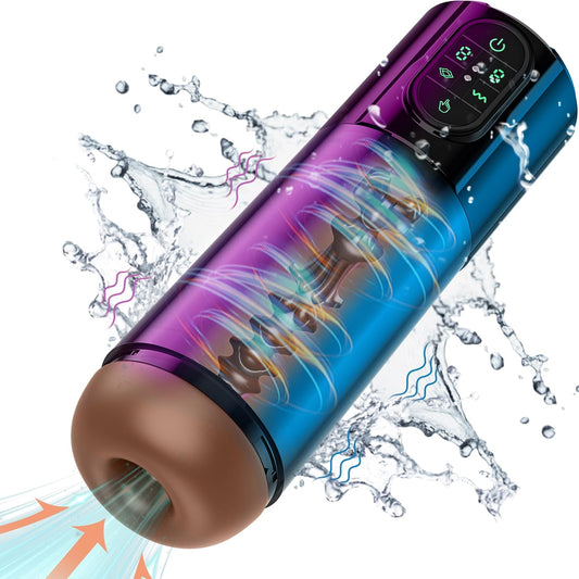 Automatic Masturbator Penis Stimulation with 9 Vibrating & Suction Modes