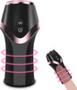 Glans Stimulator Penis Trainer Vibrator with 12 Vibration & 6 Suction & Rotation Modes