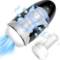Automatic Masturbator Pocket Pussy Stroker Machine with 9 Vibration & 9 Suction Modes