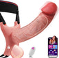 Strap-On 5 in 1 Penis Sleeve Penis Trainer Vibrator with Multiple Modes & App Integration