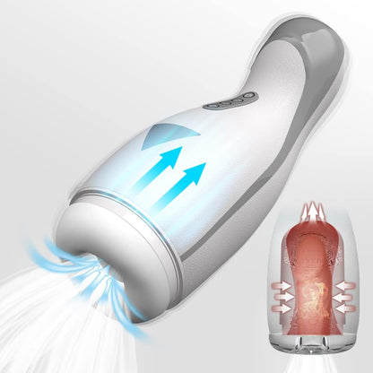 Automatic Masturbator Penis Stroker Blowjob with 3 Suction & 4 Vibration Modes
