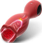 360° Rotation Penis Trainer Vibrator Stroker Masturbator with 10 Vibrations Modes