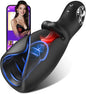 Penis Trainer Vibrator Pocket Pussy Stroker with 10 Licking & Vibrating Modes