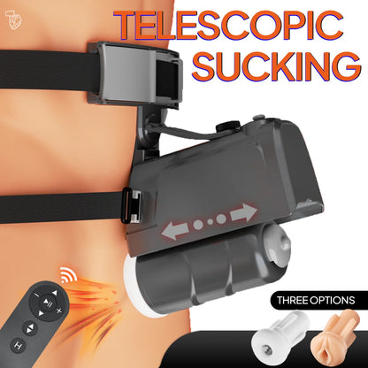 Electric Pocket Pussy Penis Massage Sex Machine Masturbator with 10 Thrust Modes