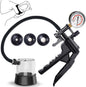 Penis Enlarger Kit Vacuum Pump Glans Trainer with 3 Rubber Sleeves & Manometer