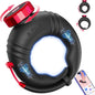 Adjustable Open-Ended Penis Ring Vibrator with 10 Vibration Modes