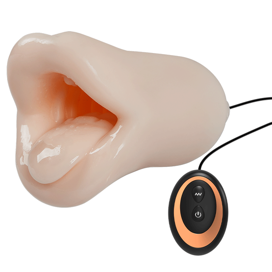 Glans Trainer Oral Sex Precision Training Penis Vibrator Stimulator with 10 Vibration Modes