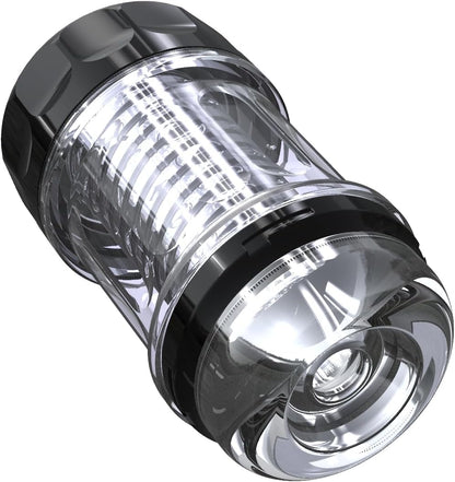 Spiral Suction Male Stroker Blowjob Masturbator with Textured Sleeve