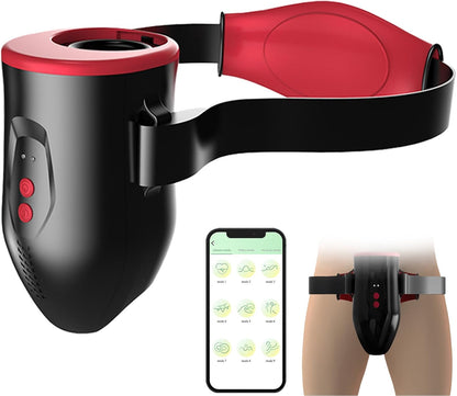Automatic Sucking Male Masturbation Cup Stroker with 6 Vibrating & Thrusting Modes