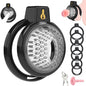 Chastity Cage Soft Chastity Cage Men's Size Better with 6 Penis Rings