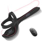 Testicles Vaginal Stimulator Cock Ring Penis Trainer Vibrator with 10 Modes