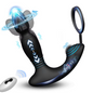 Anal Plug Vibrator Prostate Massager with 9 Thrust Modes & 3 Powerful Motors