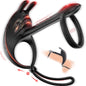 Dual Penis Ring Rabbit Vibrator Testicle Trainer Vibrator with 7 Vibration Modes