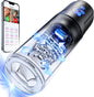 Automatic Masturbator Stroker Blowjob with 9 Thrusting Rotating & 9 Vibrating Patterns