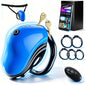 Chastity Cage BDSM Penis Trainer Vibrator Sleeve with 10 Vibration Modes