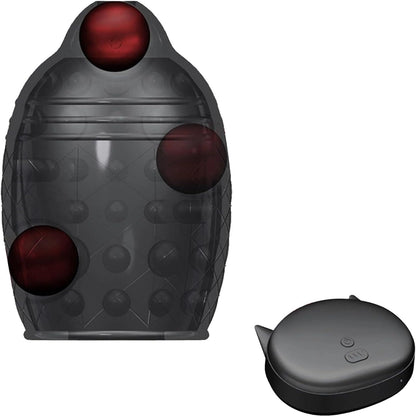 Electric Penis Stimulator Glans Massage Vibrator Masturbator with 10 Vibration Modes