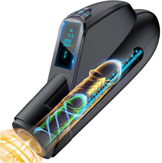 Automatic Penis Pump Masturbator Sex Machine with 9 Suction Layers & Training Modes