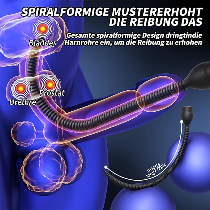 Electro Stim Urethral Sound Anal Plug with Customizable Electronic Pulse Modes