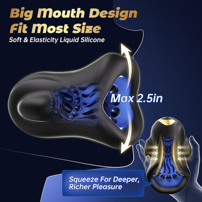 Electric Penis Trainer Glans Stimulator Masturbator with 6 Vibration Stimulation Modes