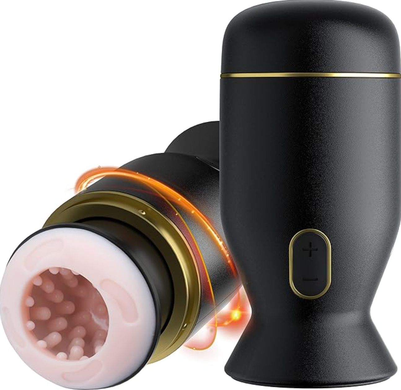 Electric Masturbator Penis Trainer Stroker Blowjob with 6 Rotating & Thrusting Modes