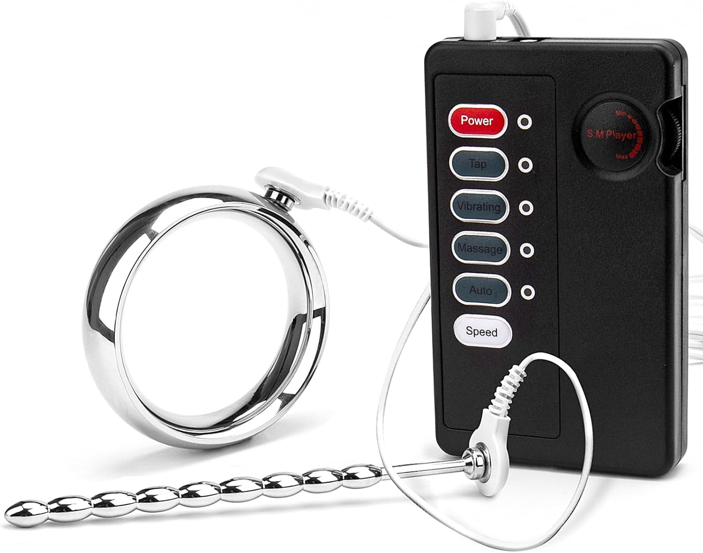 Electric Shock Plugmulti-Frequency Penis Ring Stimulator
