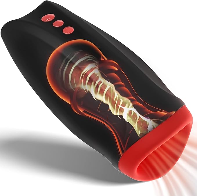 Automatic Oral Masturbator Penis Trainer Blowjob with 10 Vibration & 6 Suction Modes