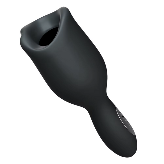 Electric Penis Trainer Massager Oral Masturbator with 10 Vibration Modes