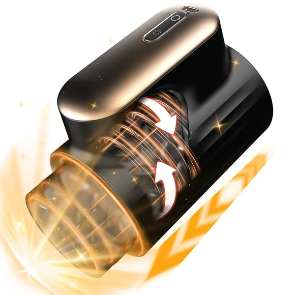Automatic Masturbator Blowjob Stroker Penis Trainer with 10 Thrusting & Rotating Modes