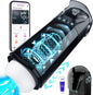 Automatic Masturbator Stroker Sex Machine with 9 Sucking & 9 Thrusting & 9 Vibrating