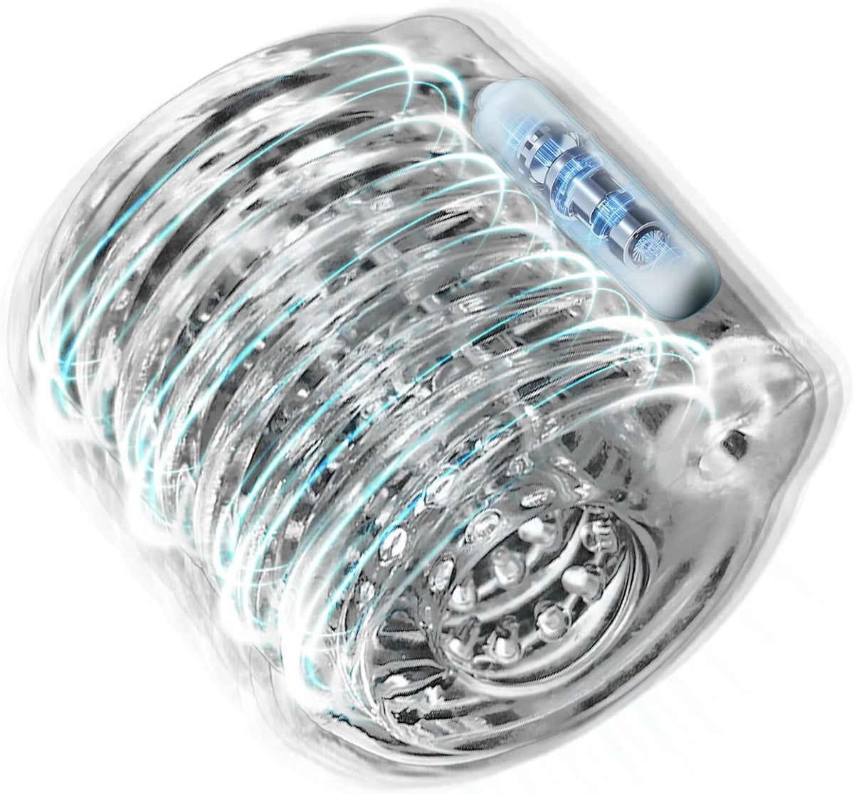 2 IN 1 Versatile Masturbator Penis Trainer Vibrator with Powerful Vibrations