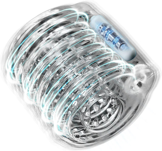 2 IN 1 Versatile Masturbator Penis Trainer Vibrator with Powerful Vibrations