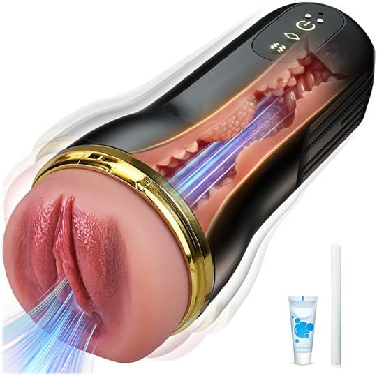 Automatic Pocket Pussy Stroker Blowjob Masturbator with 5 Sucking & 10 Vibrating Modes