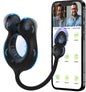 4 IN 1 Anal Vibrator Cock Ring Prostate Massager with 10 Vibration Modes & 3 Motors