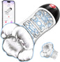 360° Squeezable Penis Trainer Vibrator Stroker with 9 Training Modes & AI Sync APP