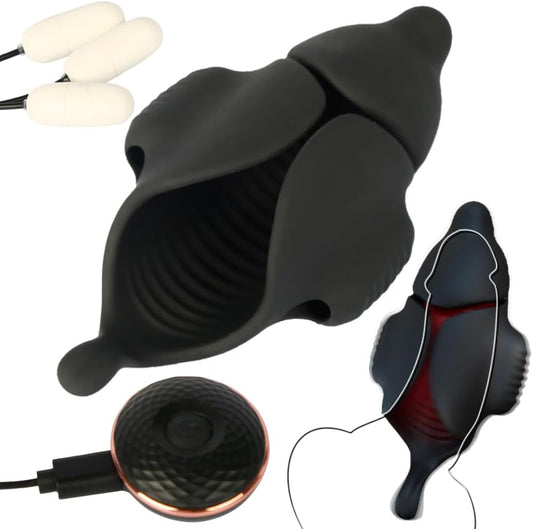 Electric Penis Trainer Glans Vibrator Masturbator with 10 Vibration Modes