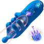 360° Tentacle Wrap Penis Vibrator Glans Trainer Stroker with 10 Beating & 10 Vibrations Modes