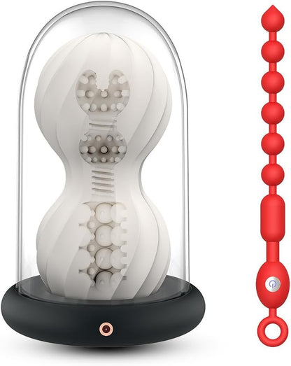 3D Vagina Penis Trainer Training Device Pocket Pussy Masturbator with 9 Vibration Modes