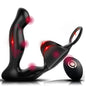 42℃ Heating Prostate Massager Anal Vibrator Penis Ring with 10 Vibration Modes