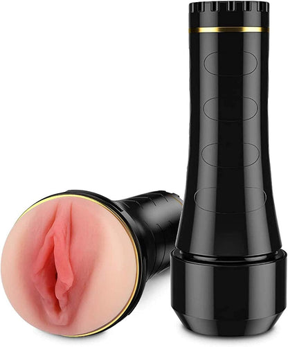 8.6" Deep Fleshy Pocket Pussy Lifelike Realistic Masturbator