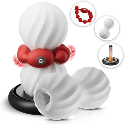 3D Vagina Penis Trainer Training Device Pocket Pussy Masturbator with 9 Vibration Modes